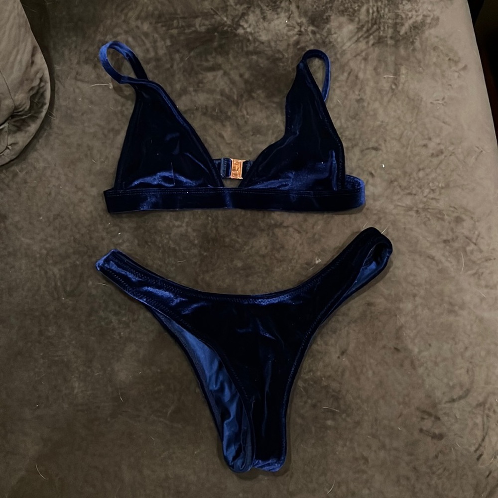 White Fox Boutqiue Velvet Swimsuit